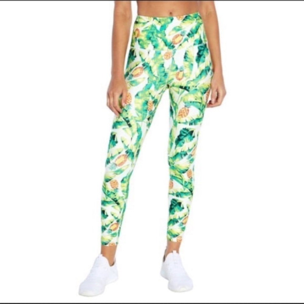 Wildfox Palms and Piñas Tropical Active Leggings